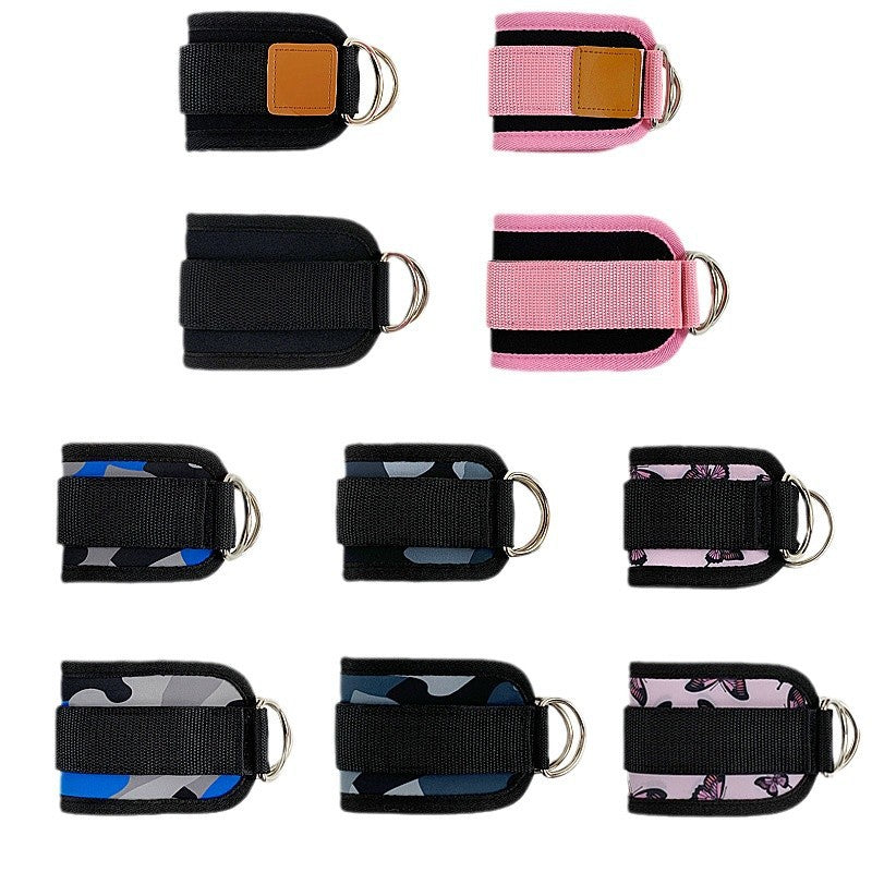 Ankle strap for leg and glute workout fitness accessory