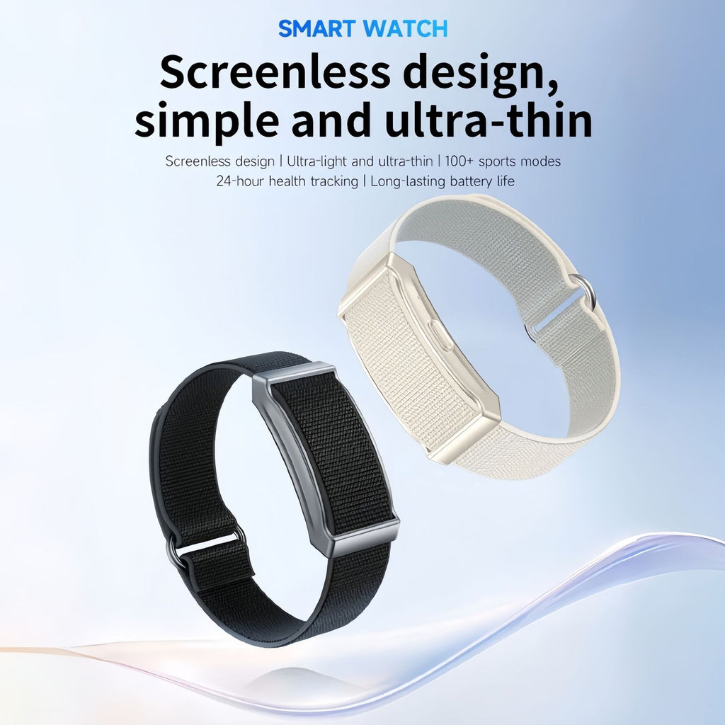 Screenless Smart Bracelet with Health Monitoring