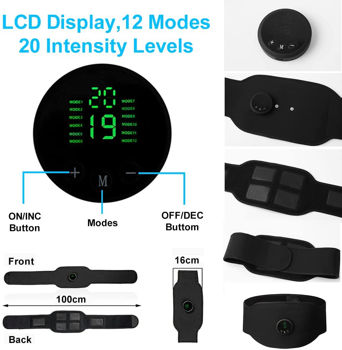 Smart EMS Abdominal Muscle Stimulator