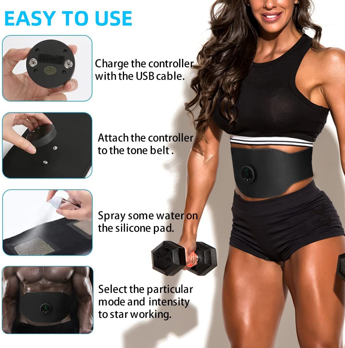 Smart EMS Abdominal Muscle Stimulator